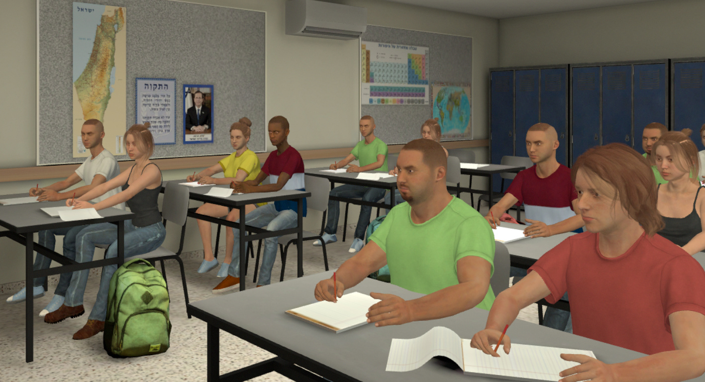 Designing an Israeli high school classroom was a lot of fun